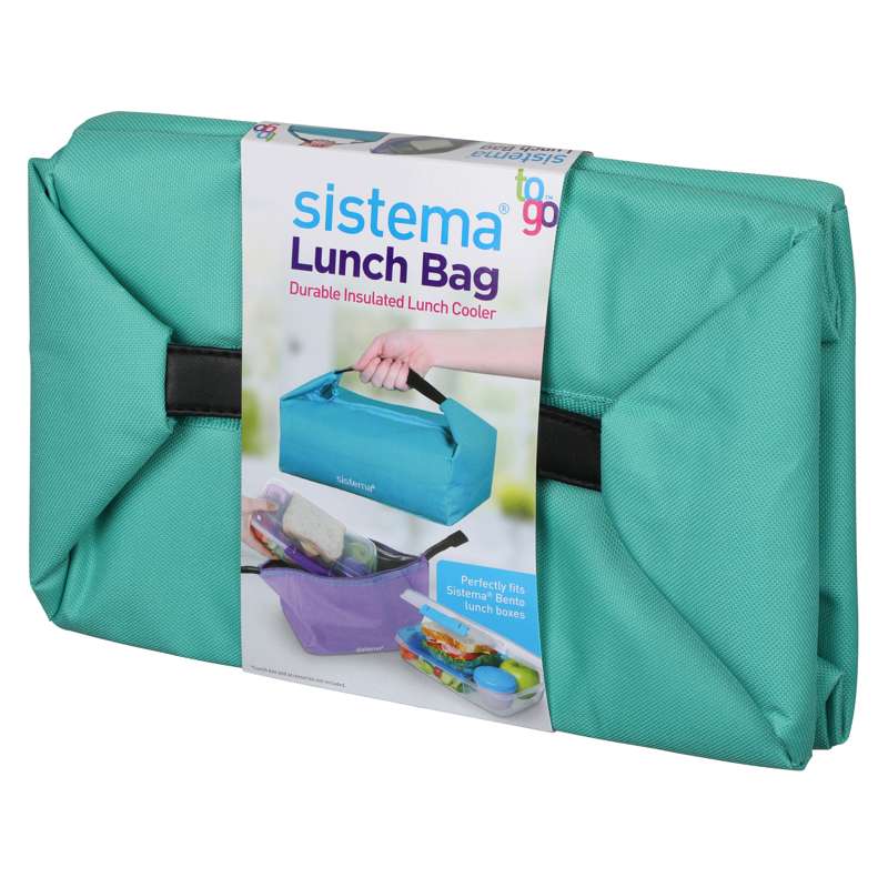 Sistema Køletaske - Bento Lunch Bag To Go - Minty Teal