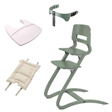 Leander Louie™ Højstol - Sage Green - Bundle 2