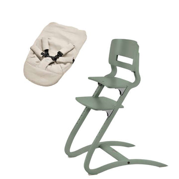 Leander Louie™ Højstol m. Babyindsats - Sage Green