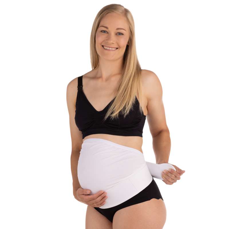 Carriwell Mum to Be - Overbelly Støttebælte (Hvid)
