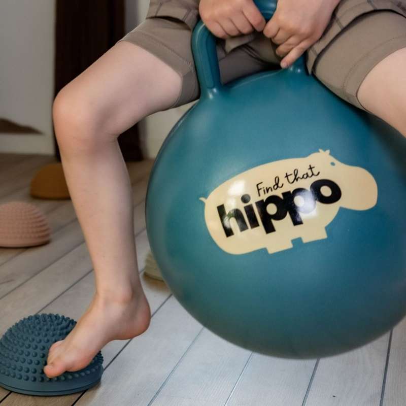 Find That Hippo Hoppebold - Dark Cyan
