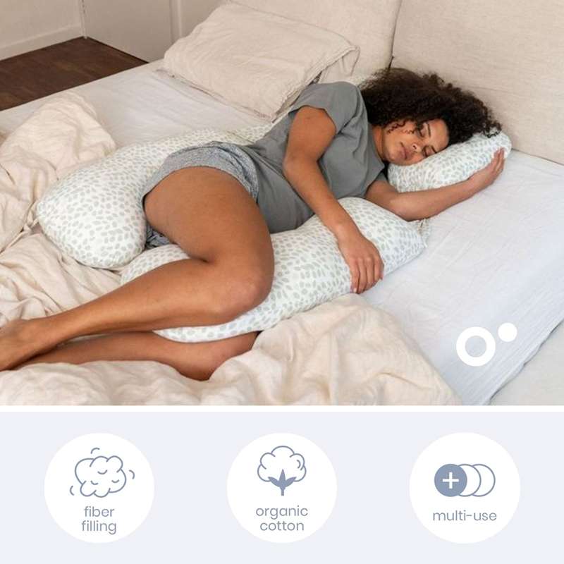 Doomoo Gravidpude - Maxi Løv Grøn