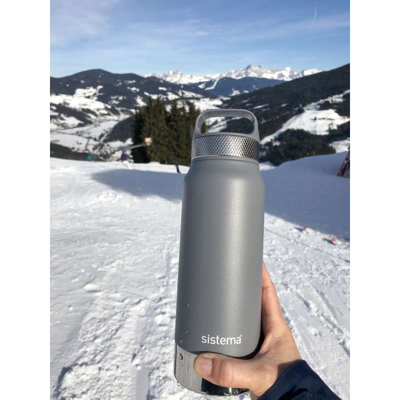 Sistema Termoflaske - Rustfrit Stål - 650ml - Grey