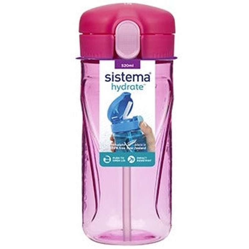 Sistema Drikkedunk - Tritan Quick Flip - 520ml - Pink