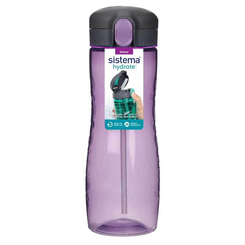 Sistema Drikkedunk - Tritan Quick Flip - 800ml - Misty Purple