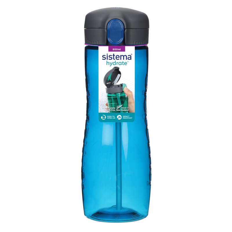 Sistema Drikkedunk - Tritan Quick Flip - 800ml - Ocean Blue