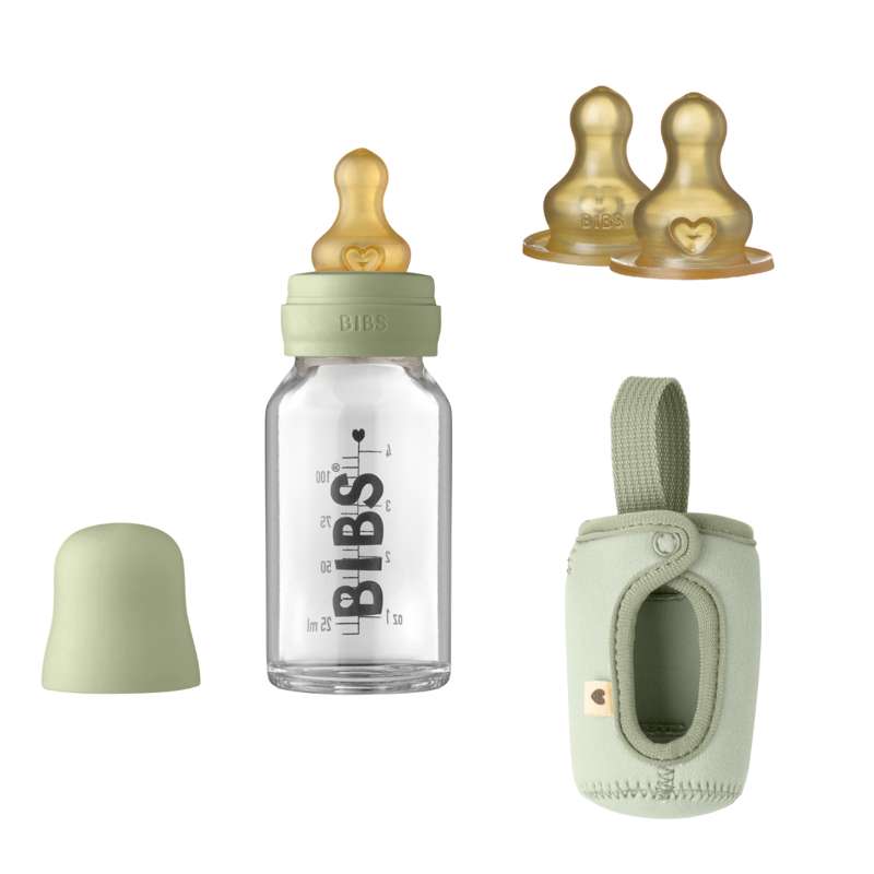 BIBS Bottle Bundle - No6 - Lille - Sage/Sage