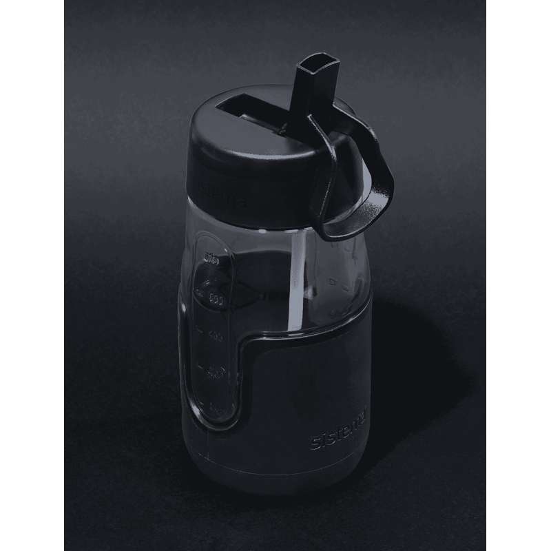 Sistema Flip Sipper Bottle Drikkedunk - 700ml - Black