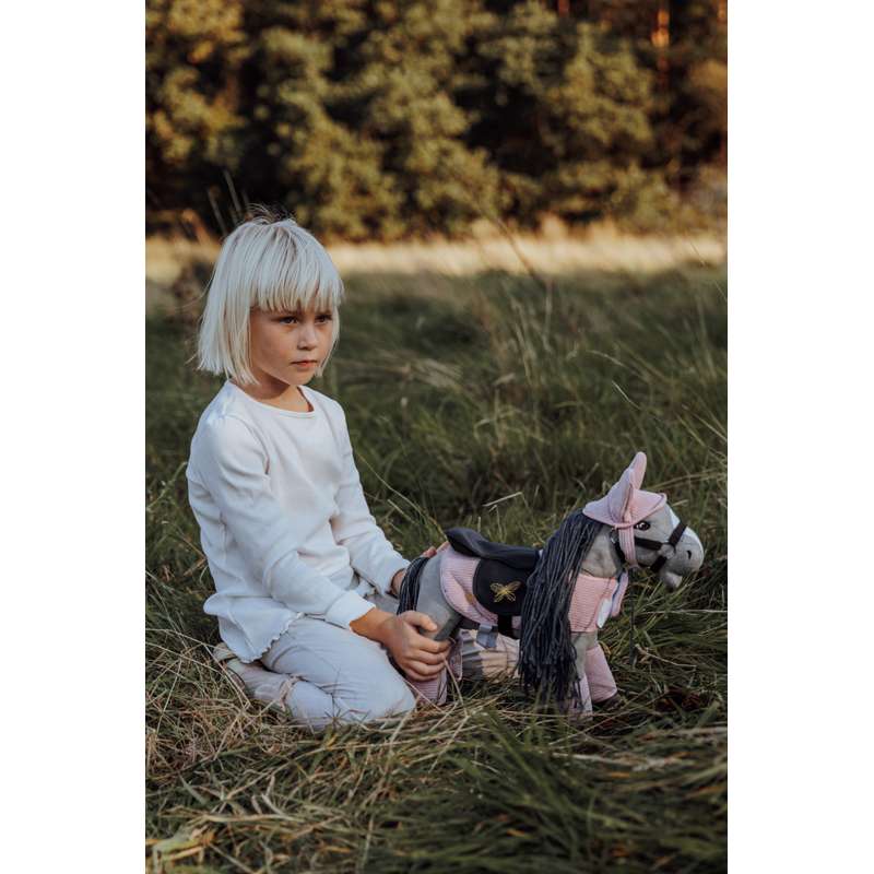 By Astrup Krammepony - 30 cm. - Lucky - Grå