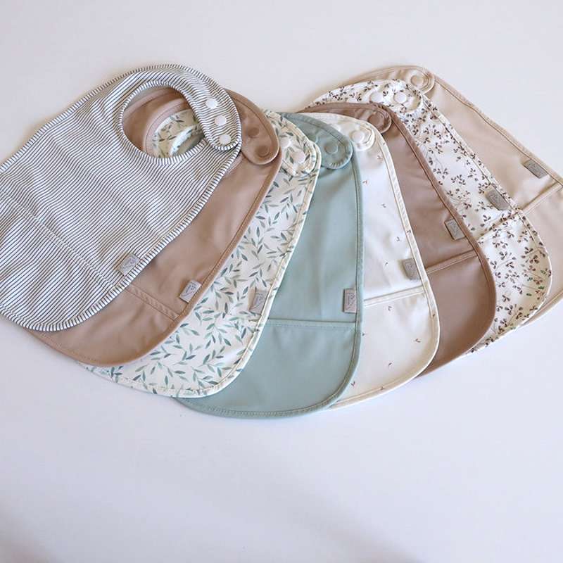 Cam Cam Copenhagen Hagesmække m. Lomme - 2-pak - Classic Stripes Blue