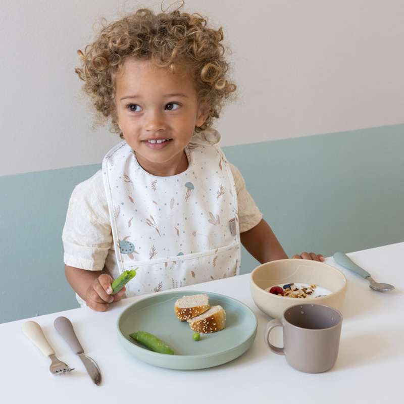 Cam Cam Copenhagen Hagesmække m. Lomme - 2-pak - Sea Garden