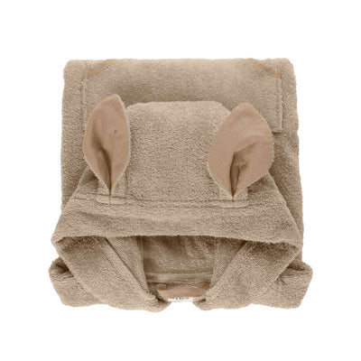 BIBS Bath Kangaroo Poncho Håndklæde - Vanilla