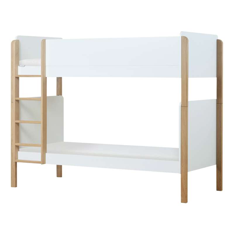 Hoppekids BLEND - 2-i-1 Køjeseng m. ECO Dream Madras - 90x200 cm - Egetræ