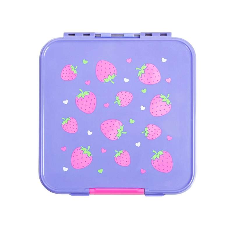 Little Lunch Box Co. Bento 3 Madkasse - Strawberry