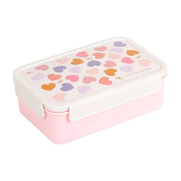 A Little Lovely Company Ruminddelt Bento Madkasse - Hearts