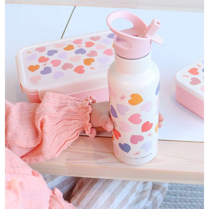 A Little Lovely Company Ruminddelt Bento Madkasse - Hearts