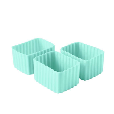 Little Lunch Box Co. Rektangulære Bento Cups - Small - 3 stk. - Mint