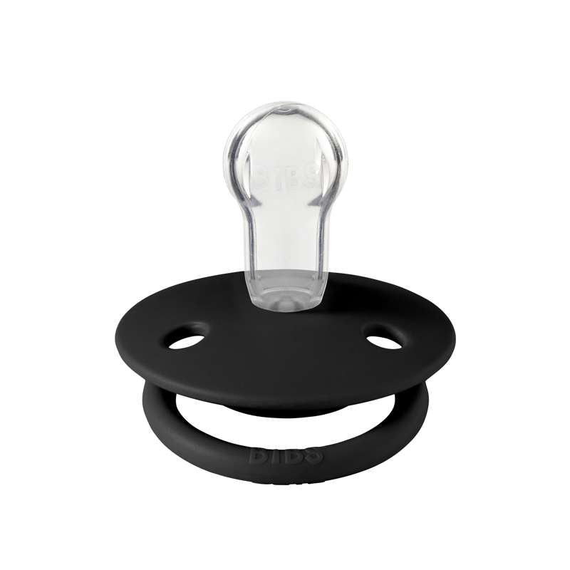 BIBS Rund De Lux Sut - Onesize - Silikone - Black