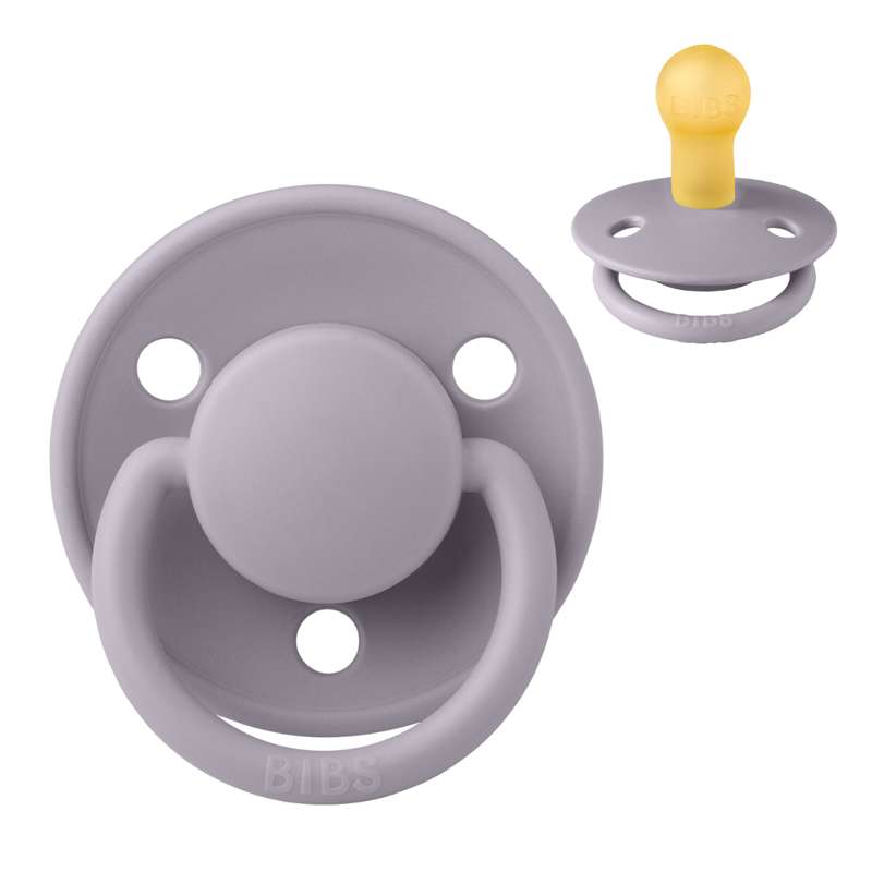 BIBS Rund De Lux Sut - Str. 1 - Naturgummi - Fossil Grey