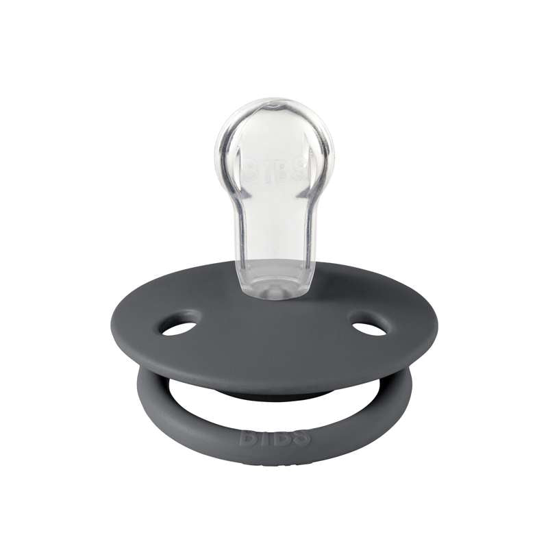 BIBS Rund De Lux Sut - Onesize - Silikone - Iron