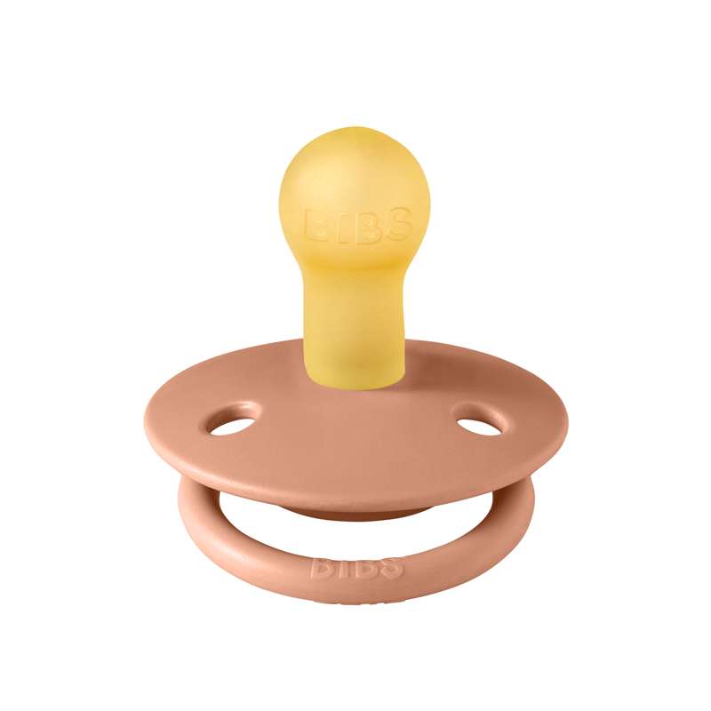 BIBS Rund De Lux Sut - Str. 1 - Naturgummi - Peach