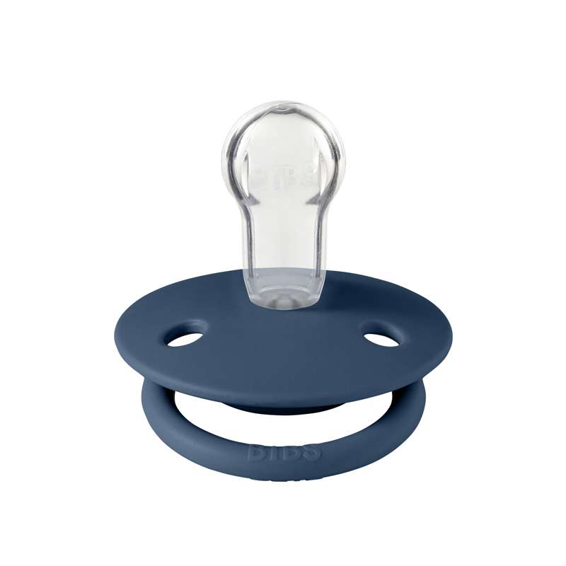 BIBS Rund De Lux Sut - Onesize - Silikone - Steel Blue