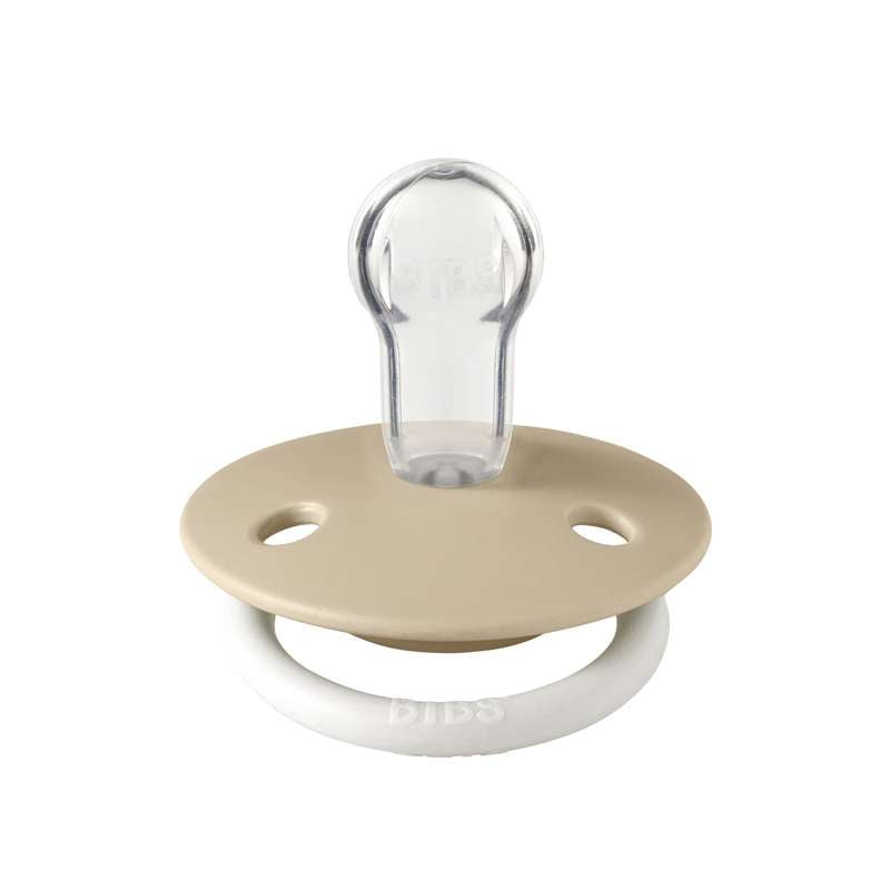 BIBS Rund De Lux Sut - Onesize - Silikone - GLOW - Vanilla