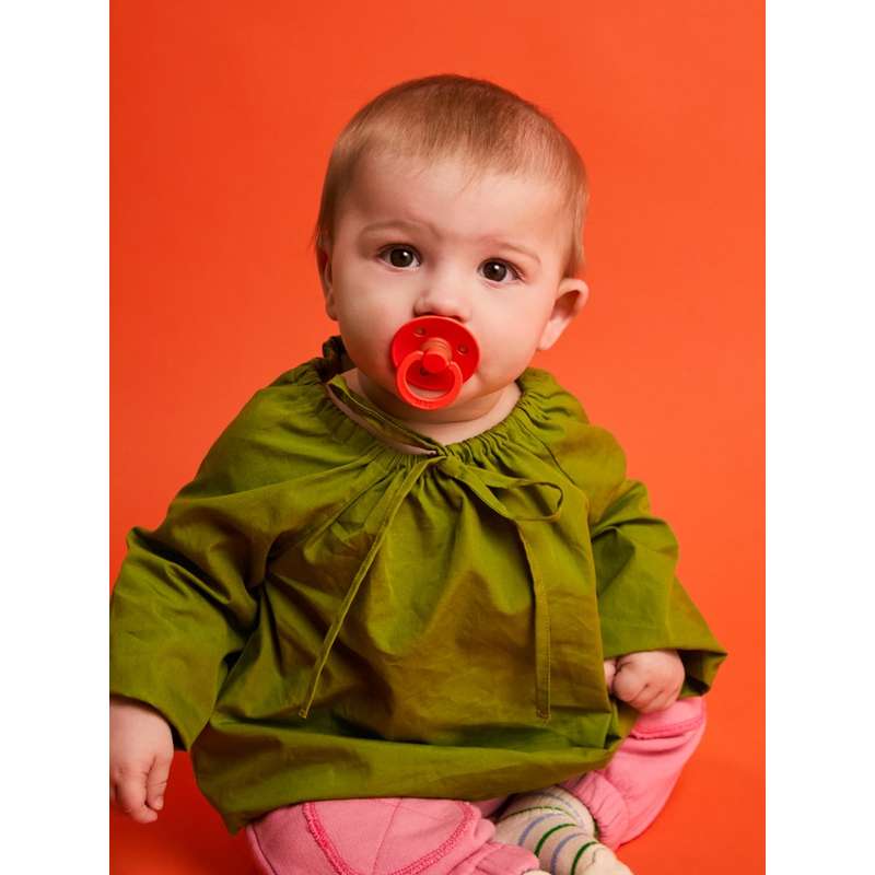 BIBS Rund Colour Sut - Str. 2 - Naturgummi - Tango