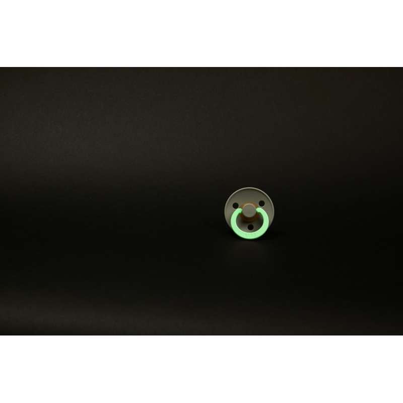 BIBS Rund Colour Sut - Str. 3 - Naturgummi - GLOW - Pine