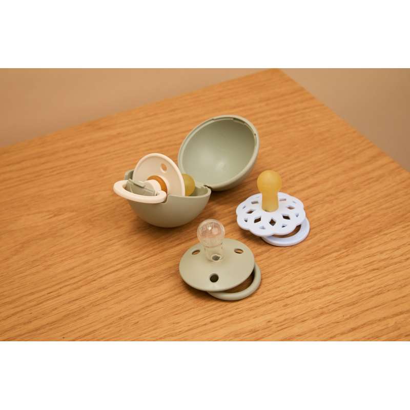 BIBS Accessories - Pacifier Case Mini - Sutteboks til 1 Sut - Sage