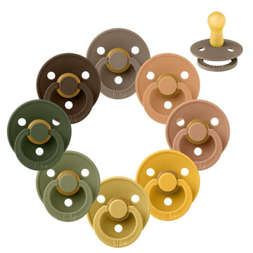 BIBS Rund Colour Sut - Sampak - 8 stk. - Str. 2 - Autumn Bliss