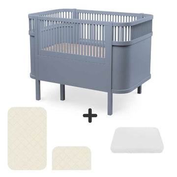 Sebra Sengen - Klassisk - Forest Lake Blue - Bundle 2