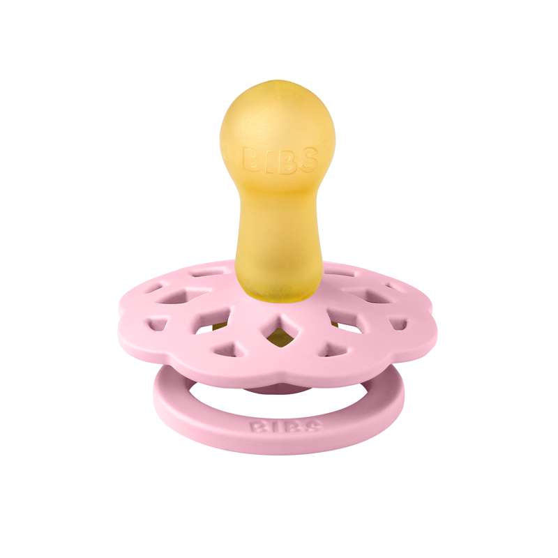 BIBS Rund Boheme Sut - Str. 2 - Naturgummi - Baby Pink