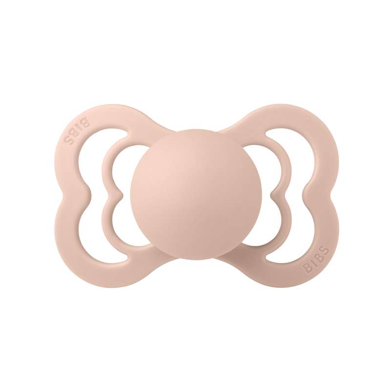 BIBS Symmetrisk Supreme Sut - Str. 2 - Naturgummi - Blush