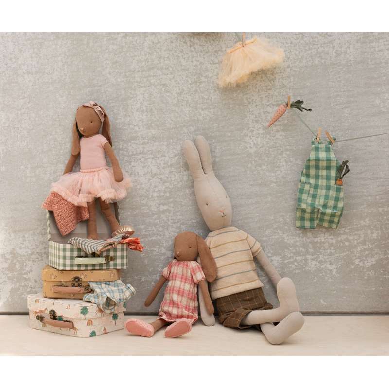 Maileg Balletdragt og Tylskørt - Str. 3 - Rosa