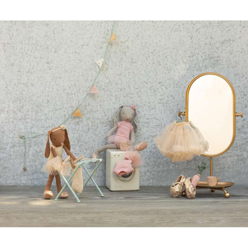 Maileg Balletdragt og Tylskørt - Str. 2 - Creme