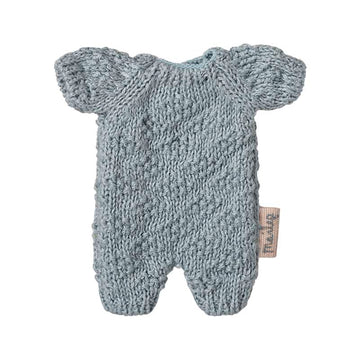 Maileg Strikket Dragt - Micro - Blå
