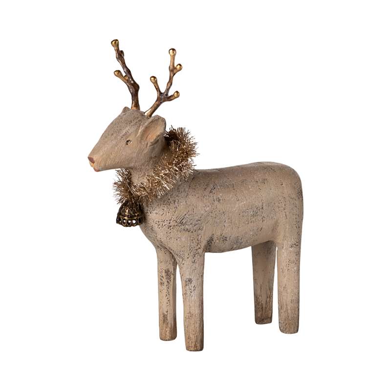 Maileg Rensdyr - Træ - Lille - Natur