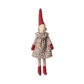 Maileg Nisse - Str. 1 - Pige - Vinter Mint Kjole