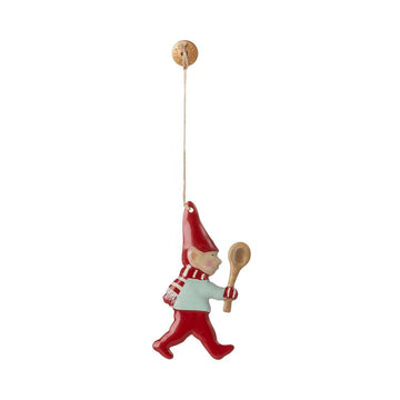 Maileg Juleornament - Metal - Nisse - Ske
