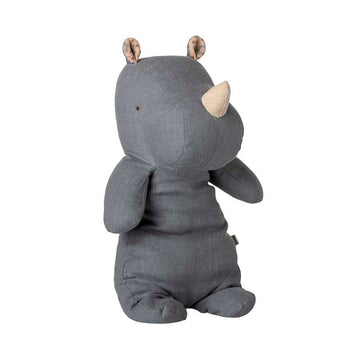 Maileg Safari Friends - Næsehorn - Medium - Støvet Blå