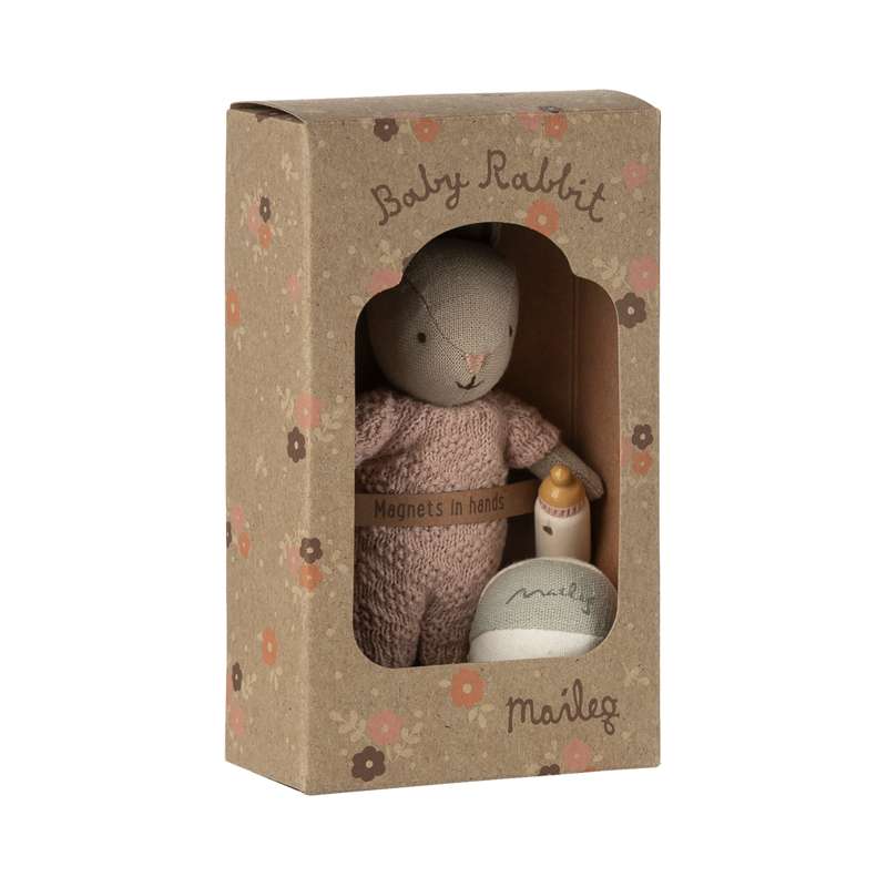 Maileg Kanin Sæt - Micro - Sand - Rosa