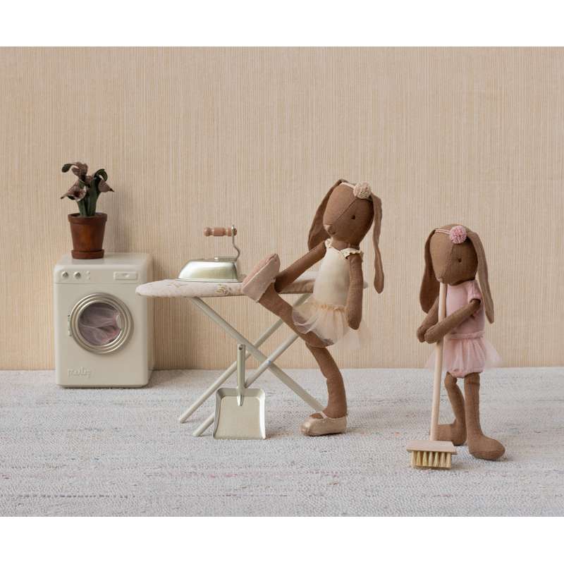 Maileg Strygejern og Strygebræt - Miniature - Råhvid