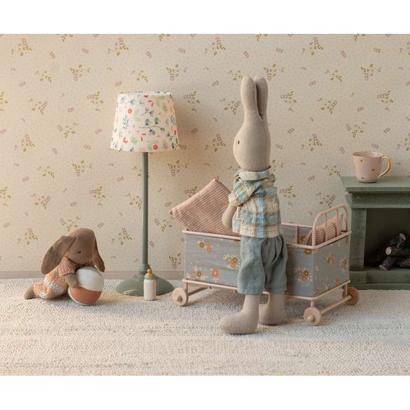 Maileg Kanin Sæt - Micro - Brun - Støvet Rosa