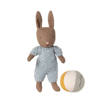 Maileg Hare Sæt - Micro - Brun - Blå