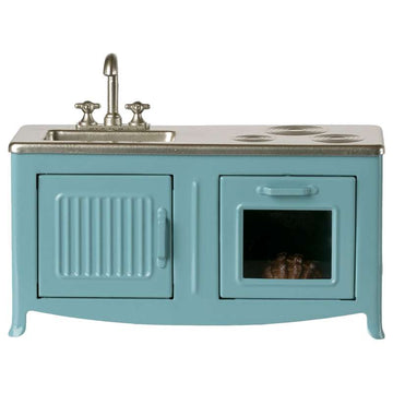 Maileg Køkken - Mus - Blå