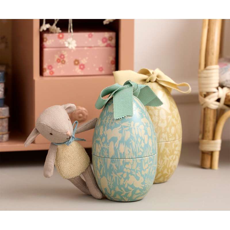 Maileg Påskeæg m. Mikro Lam - Small - Mint