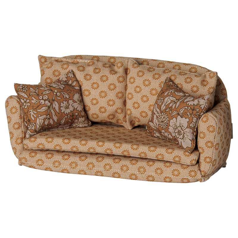 Maileg Sovesofa - Mus - Stor - Oker