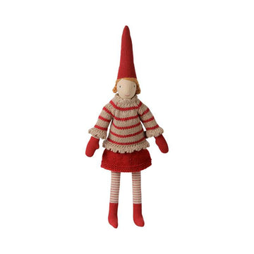 Maileg Pixy - Str. 2 - Pige - Stribet Strikket Sweater