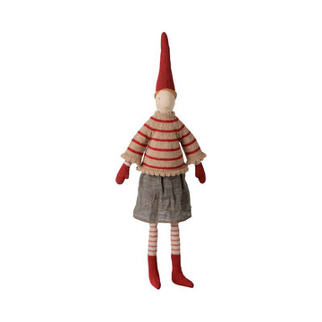 Maileg Pixy - Str. 3 - Pige - Stribet Strikket Sweater